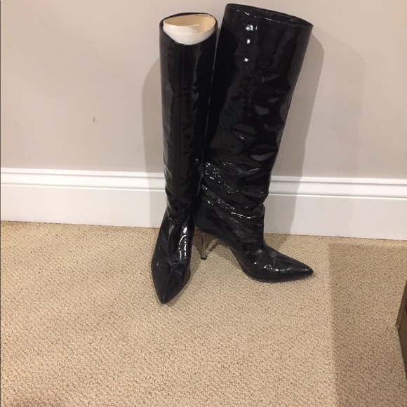 Gucci patent leather boots - Picture 2 of 4